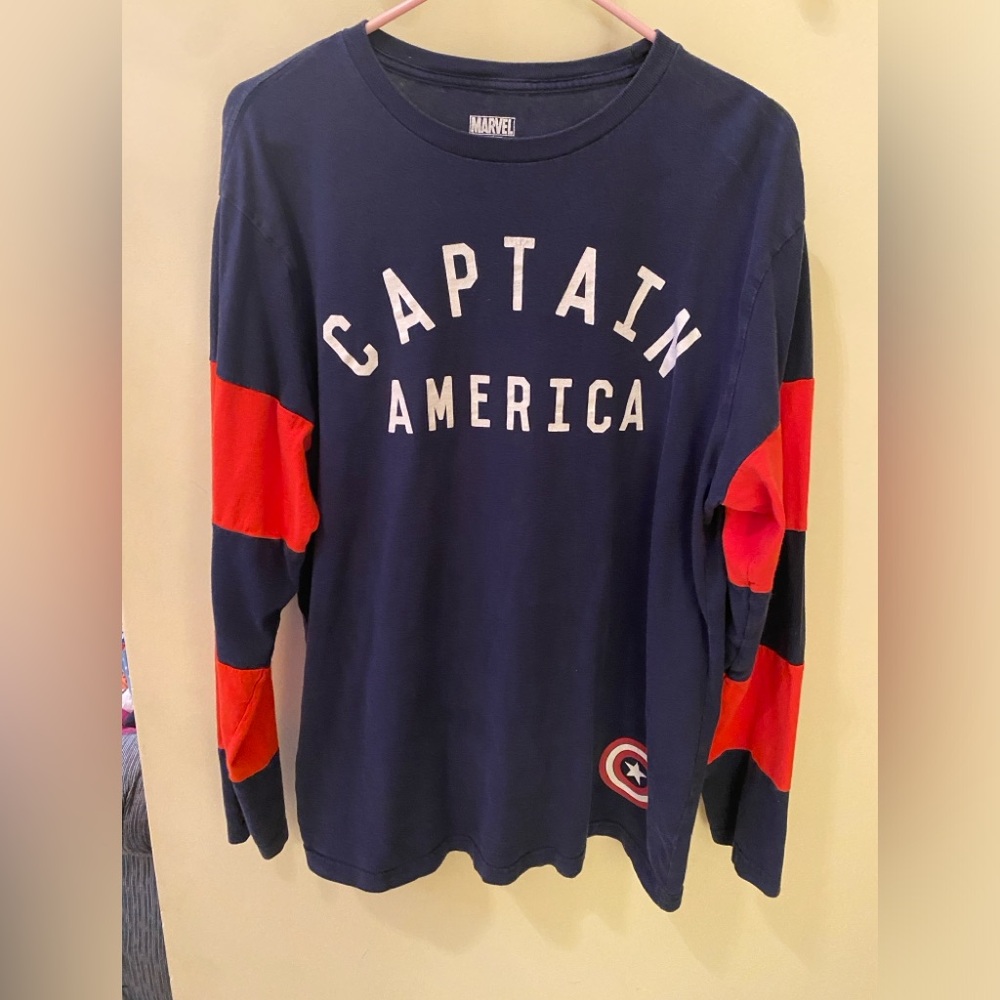 Captain America Unisex Long Sleeve Tee
